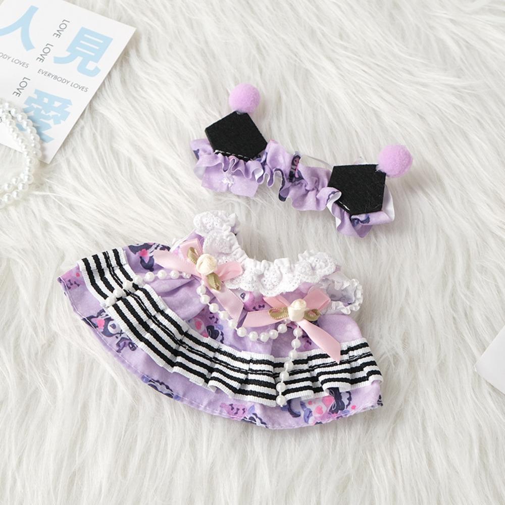 DIY Doll Clothes 20cm Princess Dress Cute Cake Skirt Girl