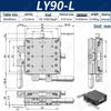 Two-Dimensional XY Axis Precision Manual Adjustment Platform