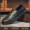 Men’s Soft Leather Casual Business Shoes - Non-Slip, Soft Sole