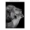 Black White Animal Canvas Painting Lion Posters and Print Home Decor Mural Wall Art Pictures for Living Room Bedroom Decoration