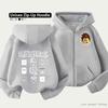 Roblox Kids Zip Hoodie for Kids Ages 4-14 Multiple Pattern Options Unisex Lightweight Zip Jacket HD Print Easy Wear Sporty and Casual Style Polyester
