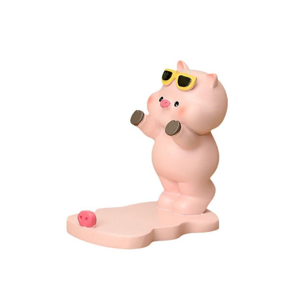 Resin Panda Mobile Phone Holder Cat Dog Panda Desk Lazy Bracket Desk Tablet Phone