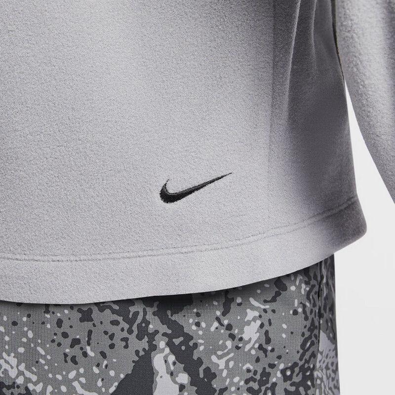 Nike Куртка мужская с воротником-стойкой, удобная, повседневная, для бега, с длинным рукавом, серая FV9964078