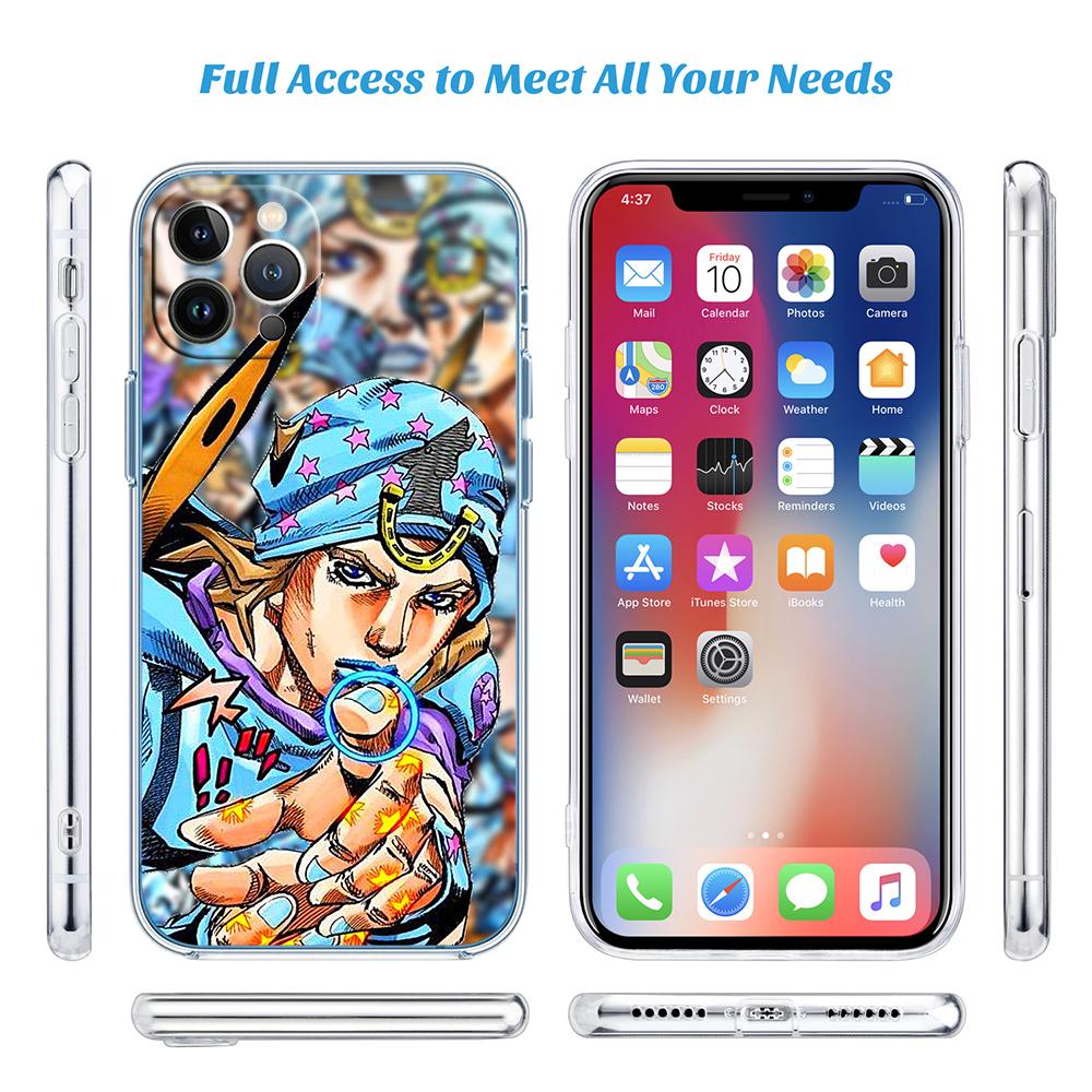 LO56 Чехол JoJo's Bizarre Adventure для Motorola E13 E15 E20 E22 E22I E22S E30 E32 E40 E7 E7I G Plus Power Play Stylus G22 G14