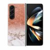 For Samsung Galaxy Z Fold 5 ZFold5 Cases Marble Transparent Shockproof Protection Hard Back Cover For Samsung Z Fold 5 5G Cases