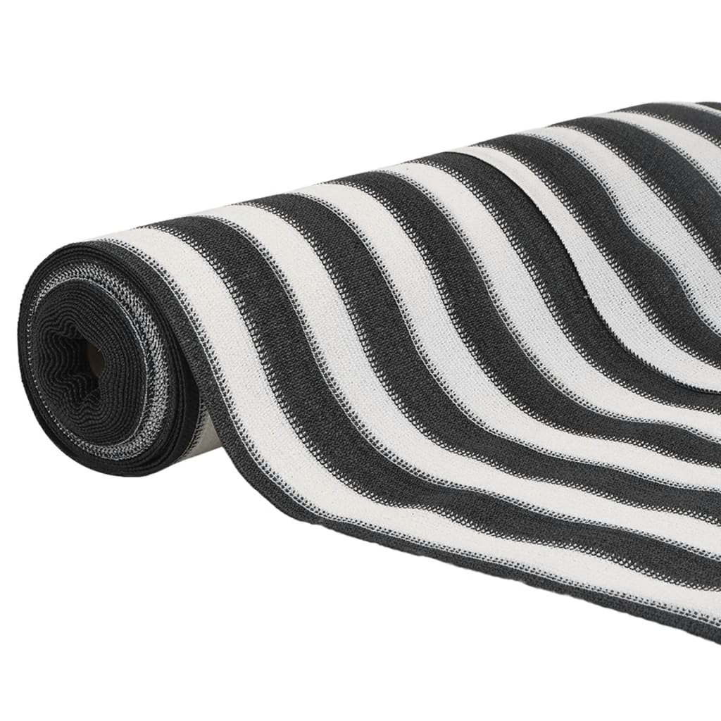 Vidaxl Siatka Cieniująca, Antracytowo-Biała, 1,5X10 M, Hdpe, 150 G/M²