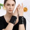 Elastic Sequins Wrist Cuffs Lightweight Wristband Fashion Bracelet  Costume Prop