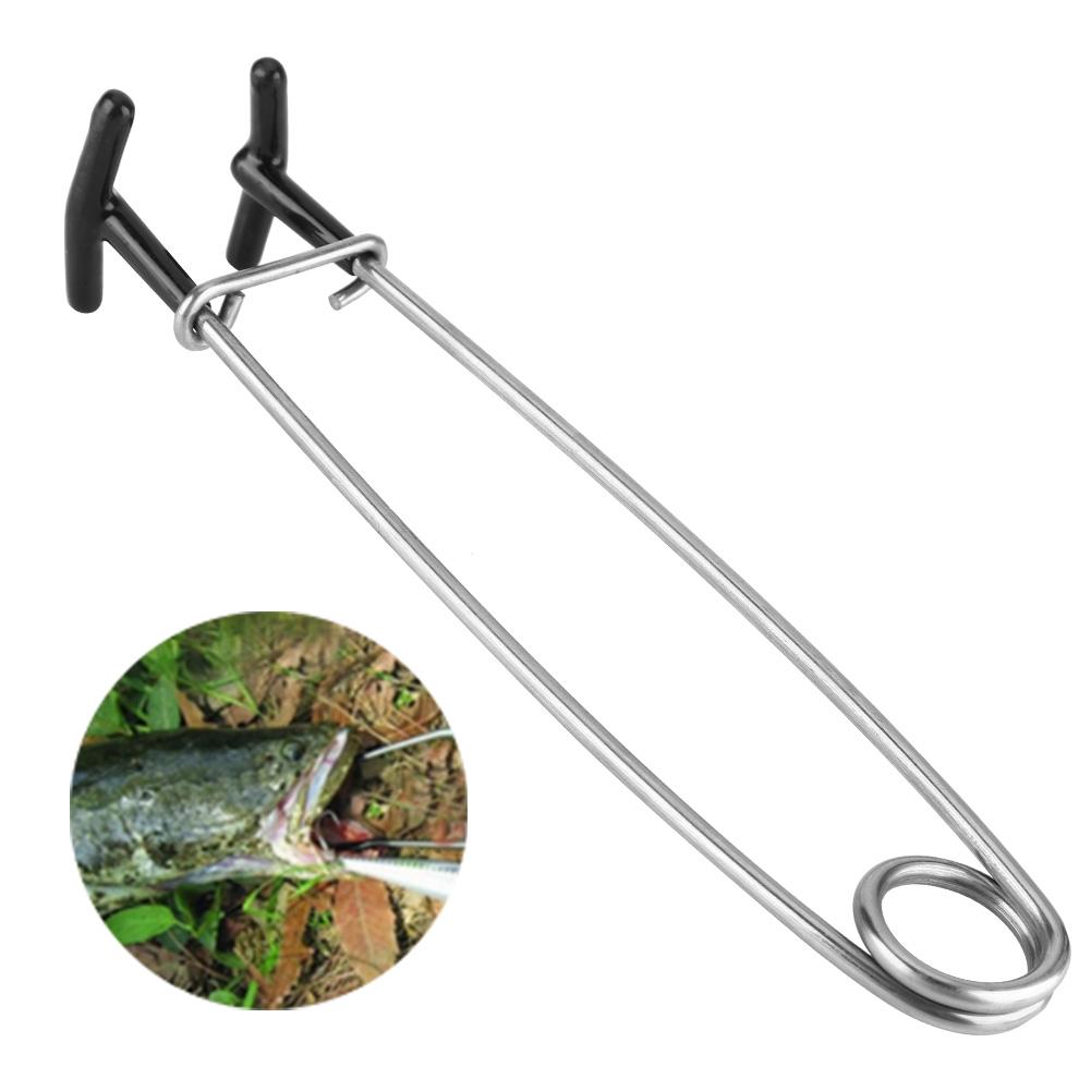 Stainless Steel Fish Mouth Opener Jaw Spreader Saltwater Fishing Tool