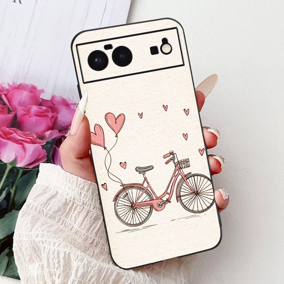 For Google Pixel 6 Case Cute Animals Soft Silicone Phone Cases For Google Pixel 6 Pixel6 Coque Ultra-thin TPU Back Cover Housing