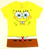 Футболка Губка Боб Квадратные Штаны Nickelodeon Baby Doll Tee ДЖУНИОРЫ XL Желтая Новая Унисекс Футболка
