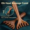 4 шт. деревянный массажер для головы, соскабливание кожи головы, массаж тела, шеи и ног, скребок для головы с шестью когтями, соскабливание кожи с когтями