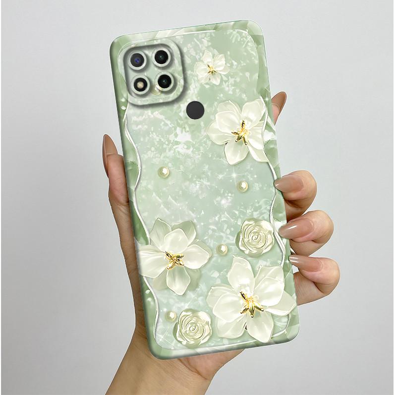 Phone Cases For Xiaomi Redmi 9C NFC 10A Fashion Butterfly Flowers Soft Silicone Back Cover For Redmi 9C Shockproof Coques Fundas