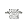 Xian Can Jewelry 2025 Кольцо из серебра S925 с белым бриллиантом огранки Ашер - Классический европейский и американский стиль