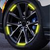 Car Sticker New Car Styling Wheel Hub Reflective Tire Rim Reflective Strips For Peugeot 206 208 306 307 308 407 408 508 2008 300
