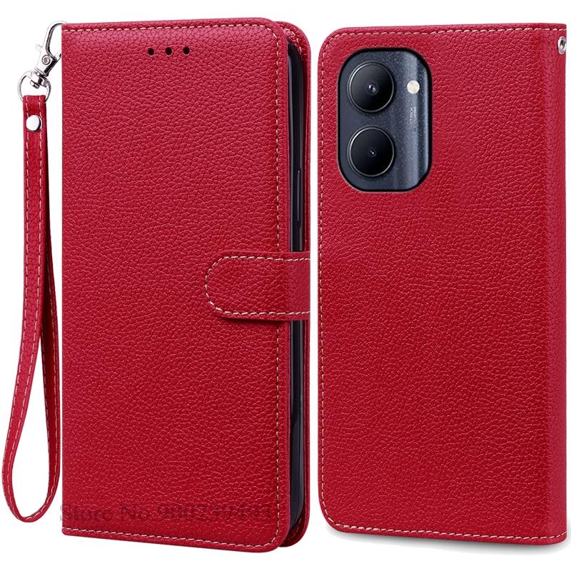 Для Realme C33 Чехол Кожаный Флип Кошелек Чехол Для Realme C33 Чехол Телефон Чехол Кошелек Книга Coque Fundas Shell