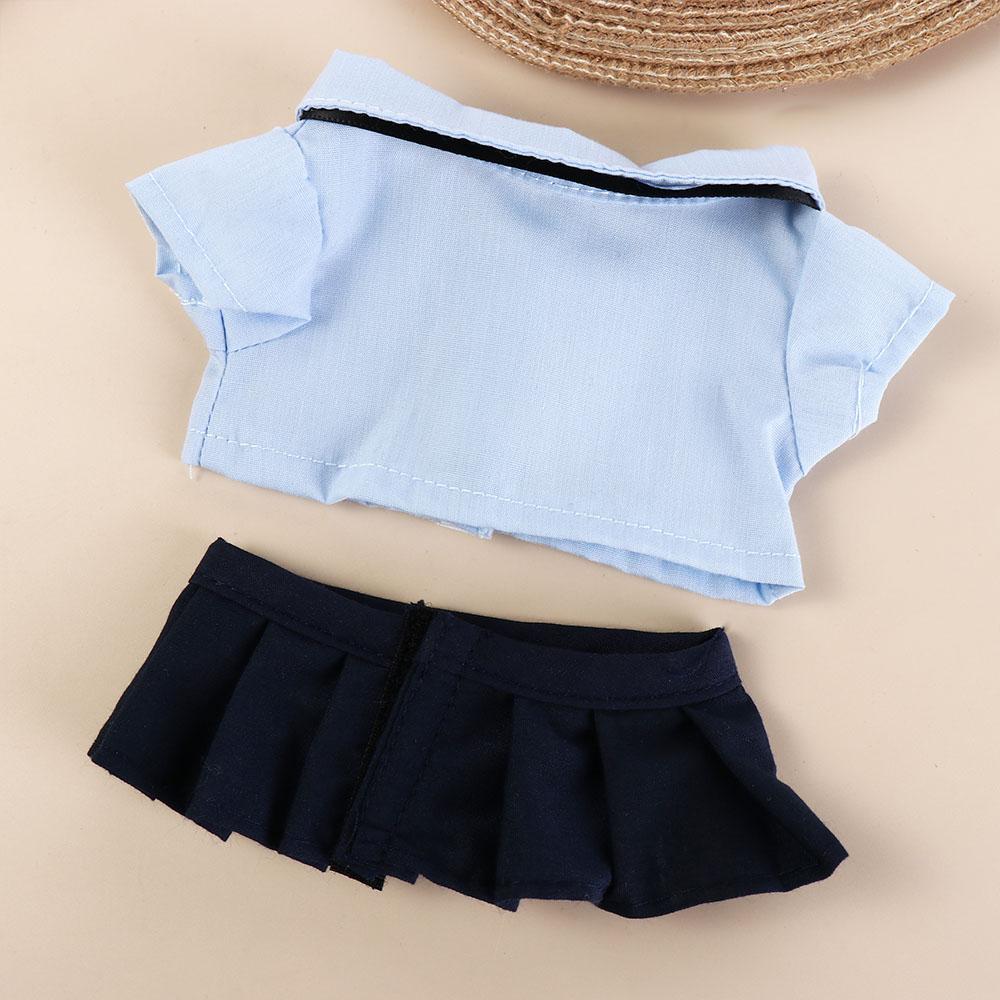 JK Uniform Preppy Cotton Doll‘s Clothes Plush Stuffed Cotton Doll Outfit Dress Birthday Gift