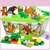 Dinosaur Assembling 40pcs Building Blocks Set Children Festivals Toys Gifts