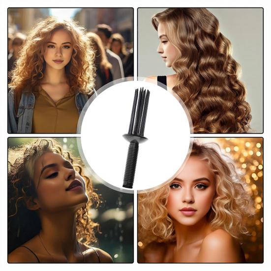 1/2 шт. расческа для завивки волос щетка для объема воздуха пластик предотвращает повреждение волос противоскользящая ручка DIY прическа инструмент для укладки вьющихся волос расческа для завивки волос