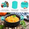 3-Pack Non-Slip Silicone Heat-Resistant Handle Covers for Cast Iron Skillets, Frying Pans & Casseroles