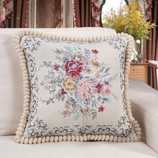 Моющиеся чехлы на подушки в европейском стиле с принтом, наволочка для дивана для гостиной, автомобильная подушка, подушка для поясничной поддержки, съемный чехол