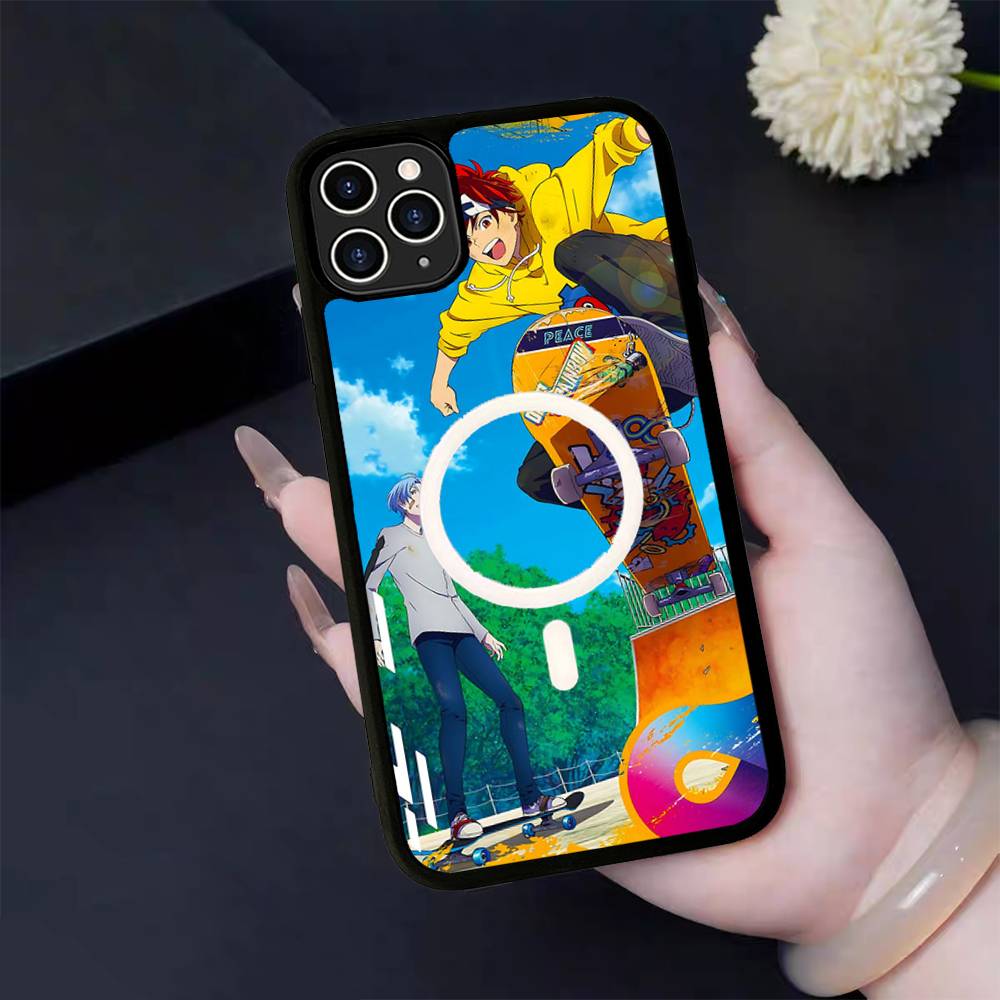 SK8 The Infinity Магнитный чехол для Magsafe для iPhone 17 Air 16 15 14 13 12 11 Pro Max Plus Беспроводная зарядка