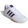 Adidas VL COURT 2.0 Low top Skateboard Shoes Men's White Blue ID0507