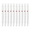 Zebra Blen Ballpoint White Red 10 0.5 Pen, Barrel, Ink, Pens, B-BAS88-R