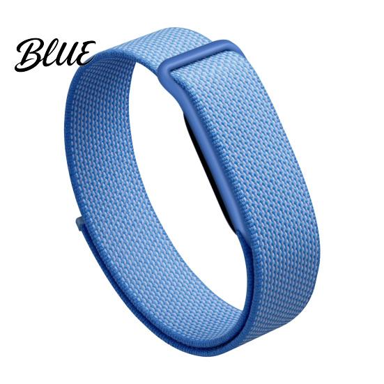 Универсальный Connector Ремешок для часов для Google Fitbit Air Дышащий Запасной Спортивный Премиум Плетеный Нейлоновый Ремешок Регулируемый Анти-пот Браслет