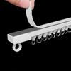 Без перфорации направляющая для штор Nano Pulley Track Window Decor Accessorie Sliding Track Bathroom