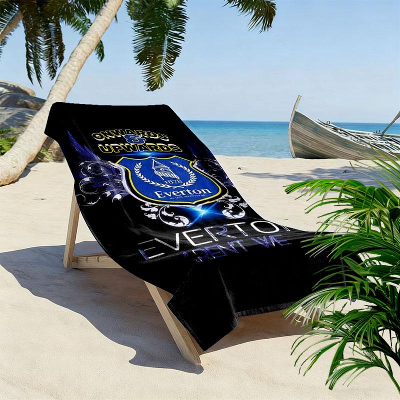 The Blues logo Print Beach Towel, Large Soft Quick Dry Towel for Beach Camping Swimming