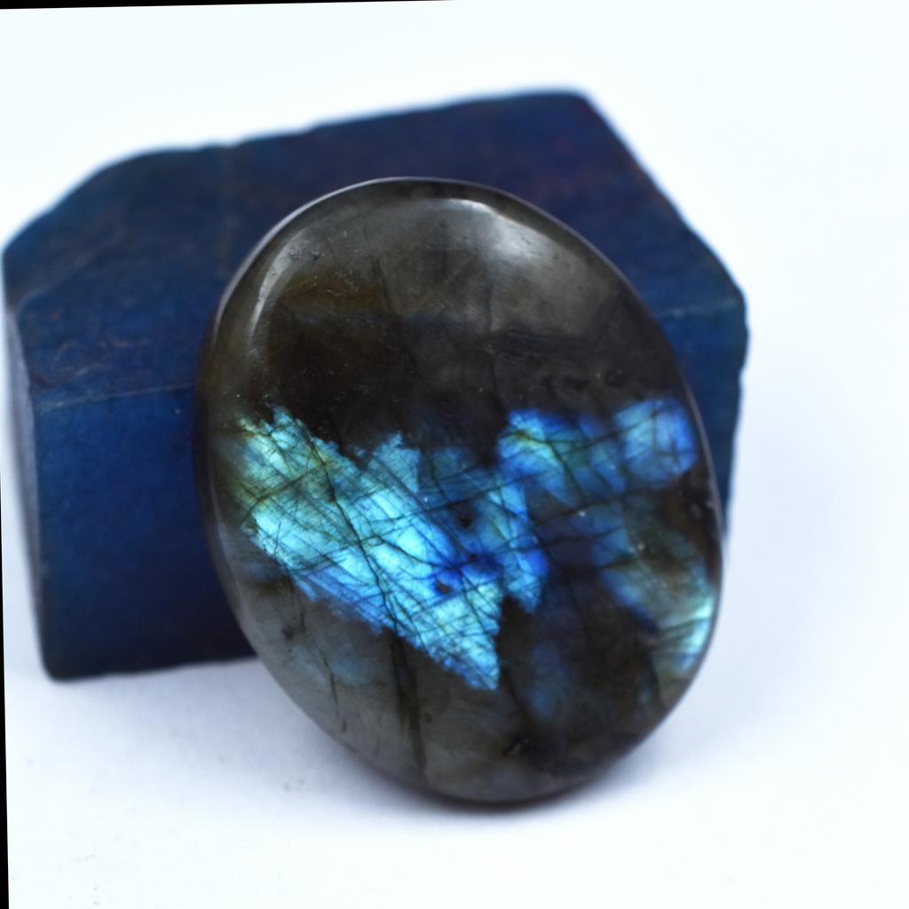 Oval Shape Labradorite 185.20 Carat Natural Loose Gemstone