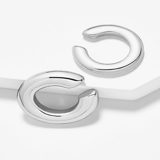 Поддельные серьги-каффы для пирсинга, двойные круглые серьги-каффы, искусственные серьги для женщин и мужчин, винтажные манжеты в стиле хип-хоп, зажимы для ушей, аксессуары, корейская мода