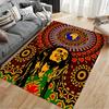 Reggae Art Pattern Carpet suitable as a non-slip mat for the living room or bedroom sofa