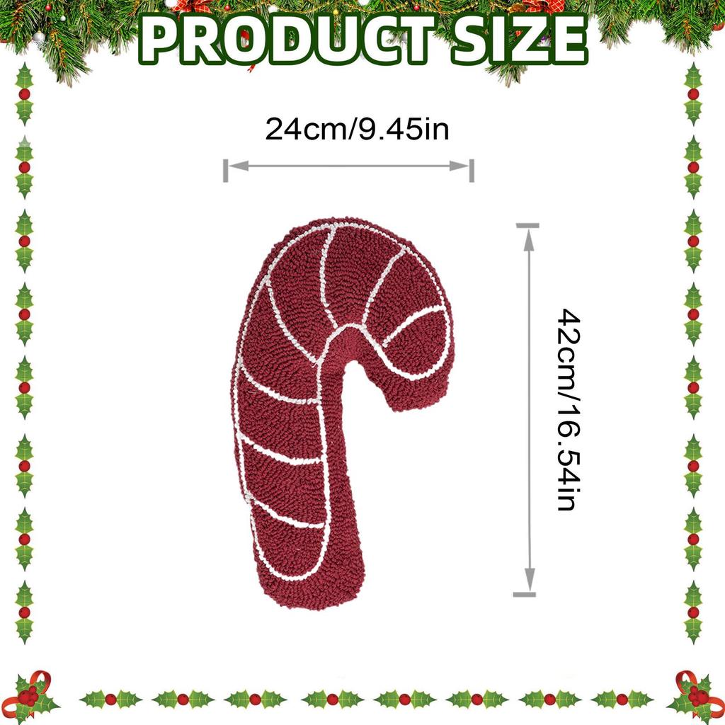 Christmas Pillow Soft Cute Winter Holiday Cushion Christmas Decorations Cute Plush Pillow for Bedroom Sofa Chair Home Living