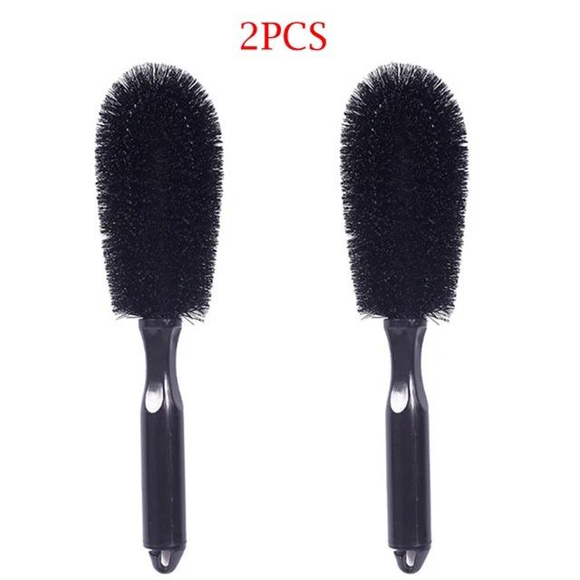 PC Car Wheel Brush, Tire Cleaning Brush Tool, Car Rim Cleaner, Vacuum Cleaner Handle, Wheel Car Detail Brush