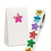 500pcs/roll Office Stationery Colorful Glitter Star Stickers Teacher Encouragement Supply  Praise