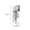 10Pcs Multifunctional Folding Bottle Opener Stainless Steel Mini Can Opener Portable Lid Opener Outdoor Camping Tool