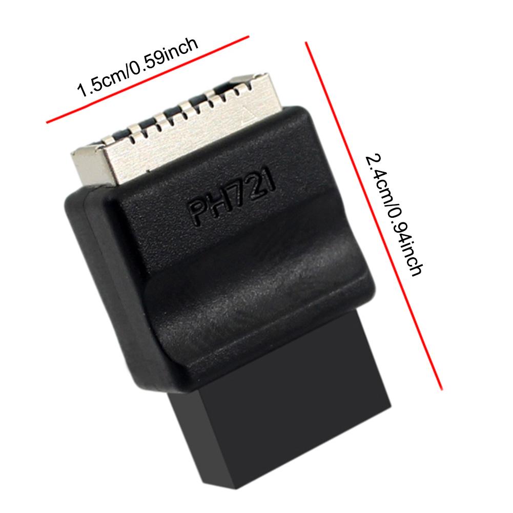 5/10 шт. Адаптер-удлинитель USB 2.0 9-контактный на Type-E для передней панели материнской платы, Male-to-Female, для настольного ПК