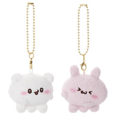 Мягкая игрушка Loveys Nakayoshi Маскот на шариковой цепочке Сумоппи и Пёнчи Ширина прибл. 12см