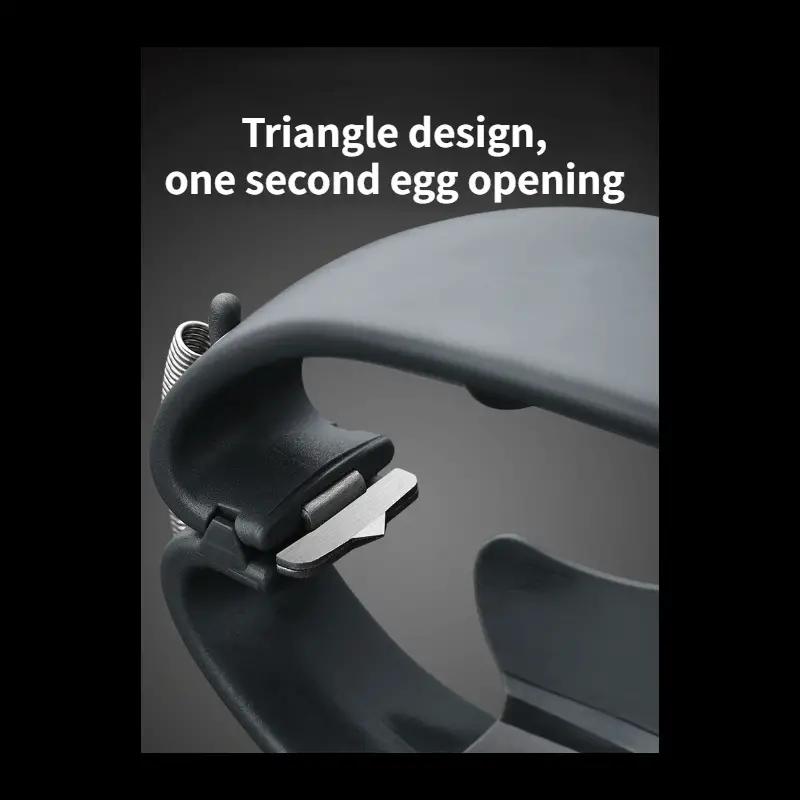 1шт нержавеющая сталь ножницы для вскрытия скорлупы яиц сепаратор яичного желтка белок 2-в-1 нож для разбивания скорлупы яиц сепаратор для взломщика яиц