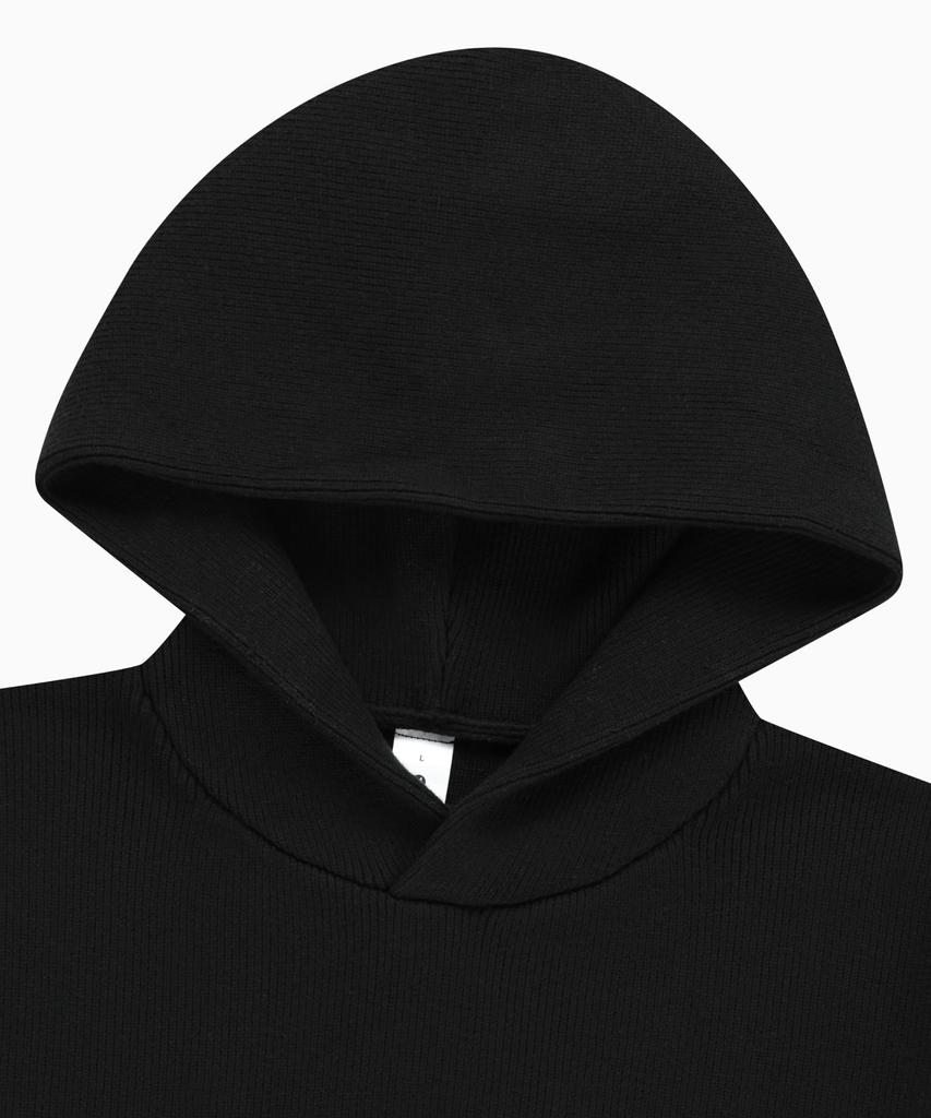 SPERRY Loose Fit Knit Hoodie_Black [Sprn_1001]