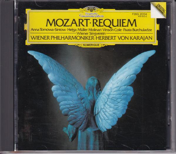CD ANNA TOMOWASINTOU VINSUNG KOWL A Requiem in D minor K.626 F35G20104 Deutsche Grammo 1987 Japan ObiClassical Used