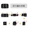 WANDF Folding Bag Boston Bag Sports Bag 40L 60L 80L 100L 145L Large Capacity Suitcase Attached Crossbody