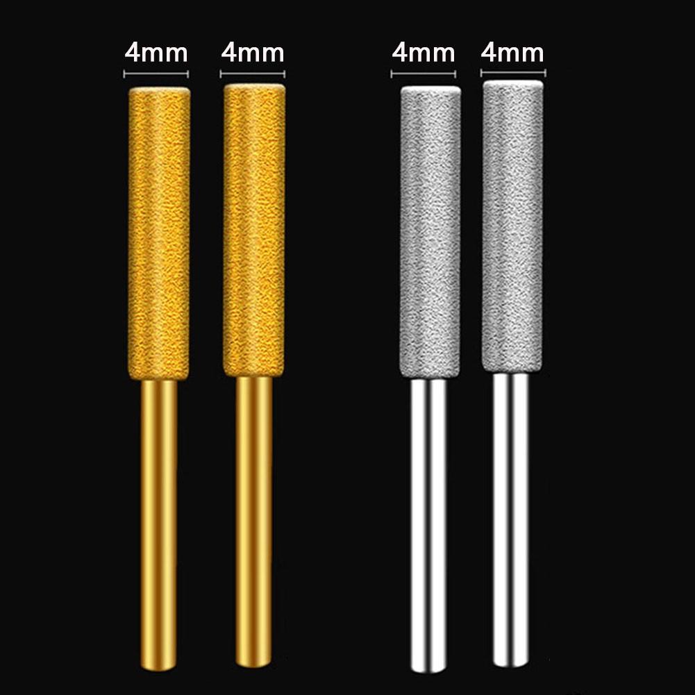 4 шт. Алмазные цилиндрические борфрезы для заточки цепей бензопилы