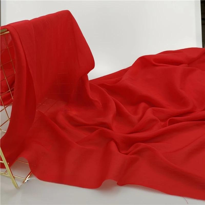 100x150 см шелковый хлопковый материал ткань однотонная для нижней подкладки юбки одежда ткань одежда DIY швейная оптовая продажа