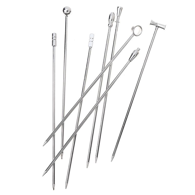 4 шт. коктейльные палочки из нержавеющей стали, фруктовые палочки, многоразовые наборы для напитков, мартини