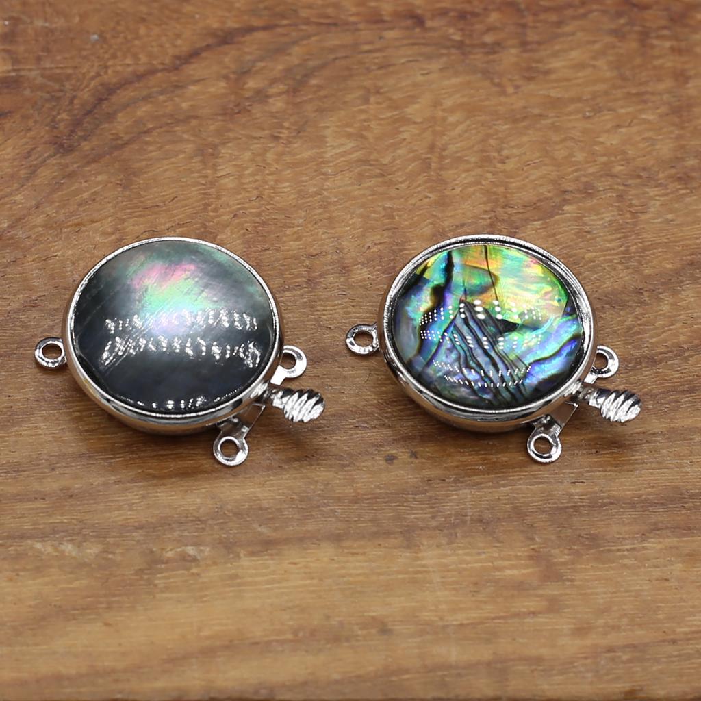 Ожерелье с подвеской в ​​виде ракушки из натурального морского ушка, ювелирные изделия с пряжкой, колье-колье круглой формы, модные элегантные идеи подарков, ювелирные изделия