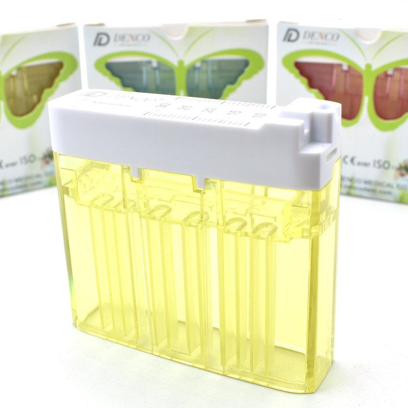 Стоматологическая пластиковая подставка Стоматологическая линейка Инструмент Автоклавируемые изделия Оборудование Мини измерительный блок Коробка