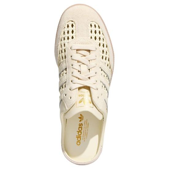 adidas Оригинальные мюли Samba Удобная посадка Без специальных функций Закрытый носок Тапочки Женские тапочки Светло-бежевые KH7719