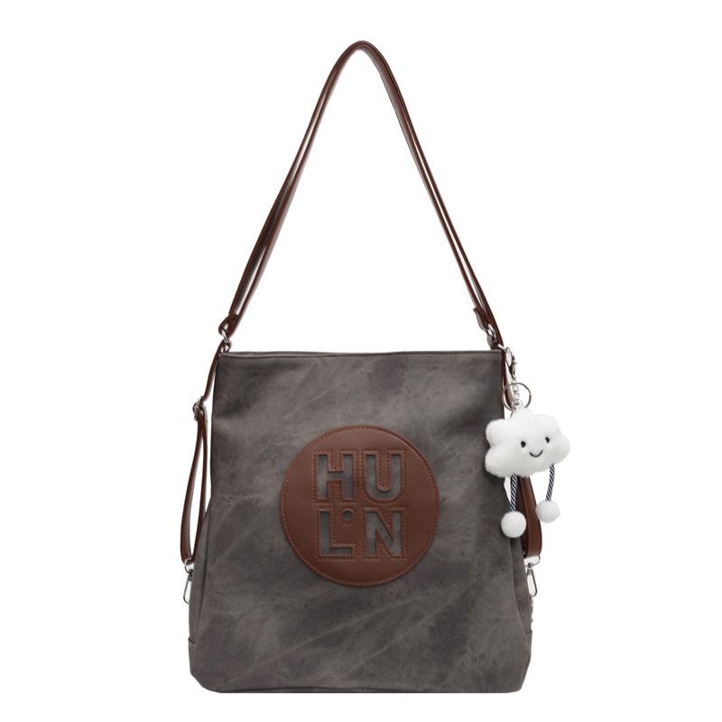 Crossbody bag women's 2025 autumn and winter new fashionable large-capacity backpack student commuting shoulder tote bag